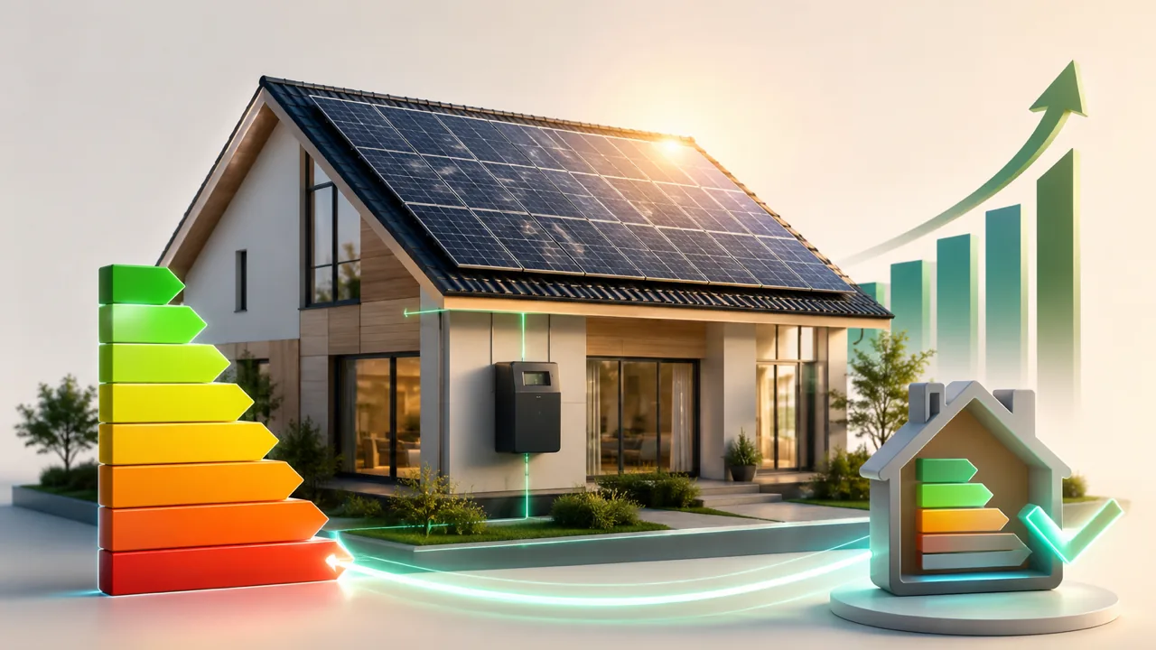 Panneaux solaires et PEB à Bruxelles : l'impact réel sur votre classe (et l'erreur que tout le monde fait)